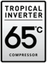 65 Degree Tropical Dual Inverter Compressor